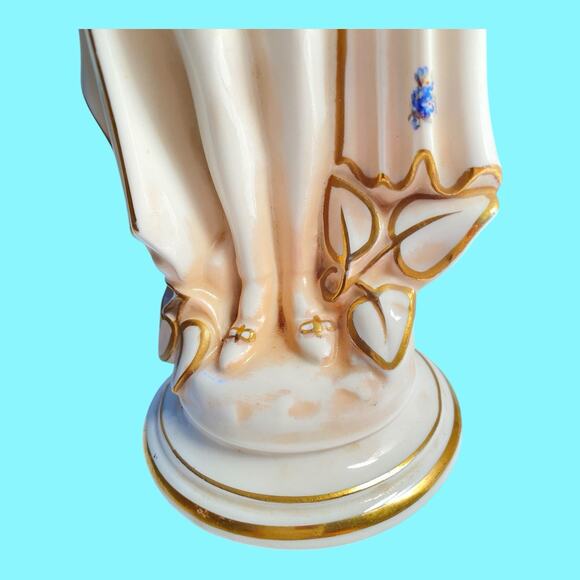 Vtg Taube China Victorian Courting Bowing Male Figurine Porcelain 9" Jim Dandy - Picture 6 of 12